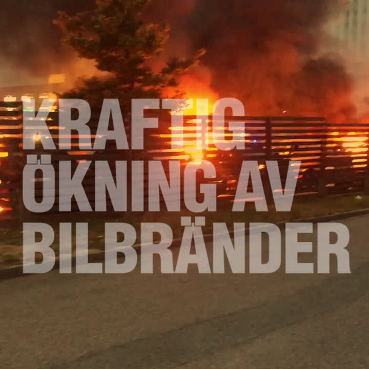 Så många bilbränder sker varje år