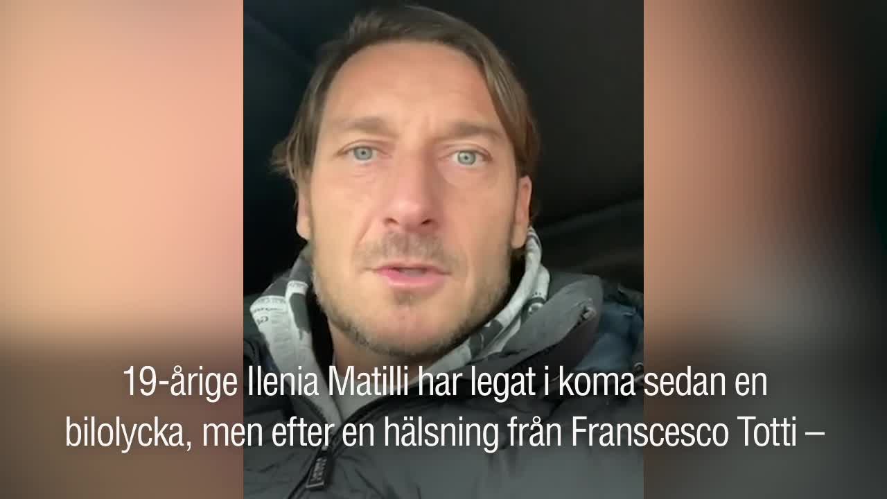 Tottis fina hälsning till 19-åriga Ilenia Matilli