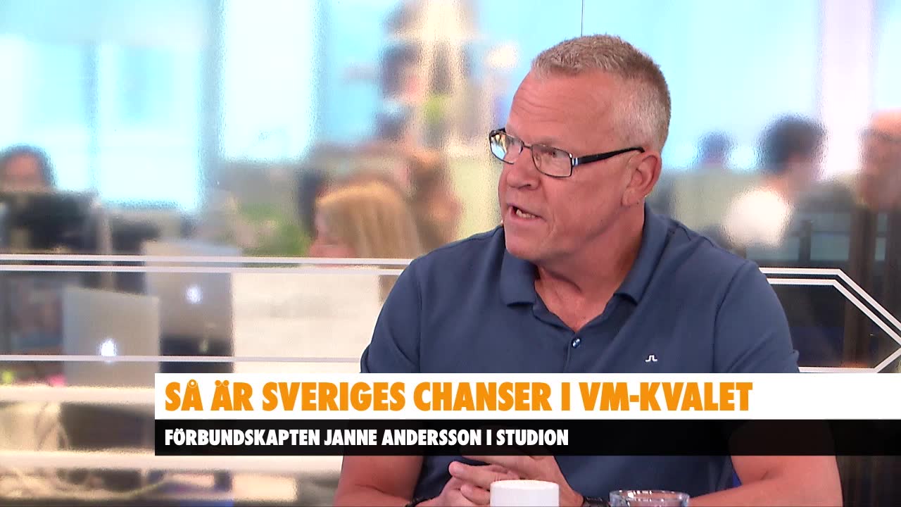 "Zlatan" överraskar förbundskaptenen i studion