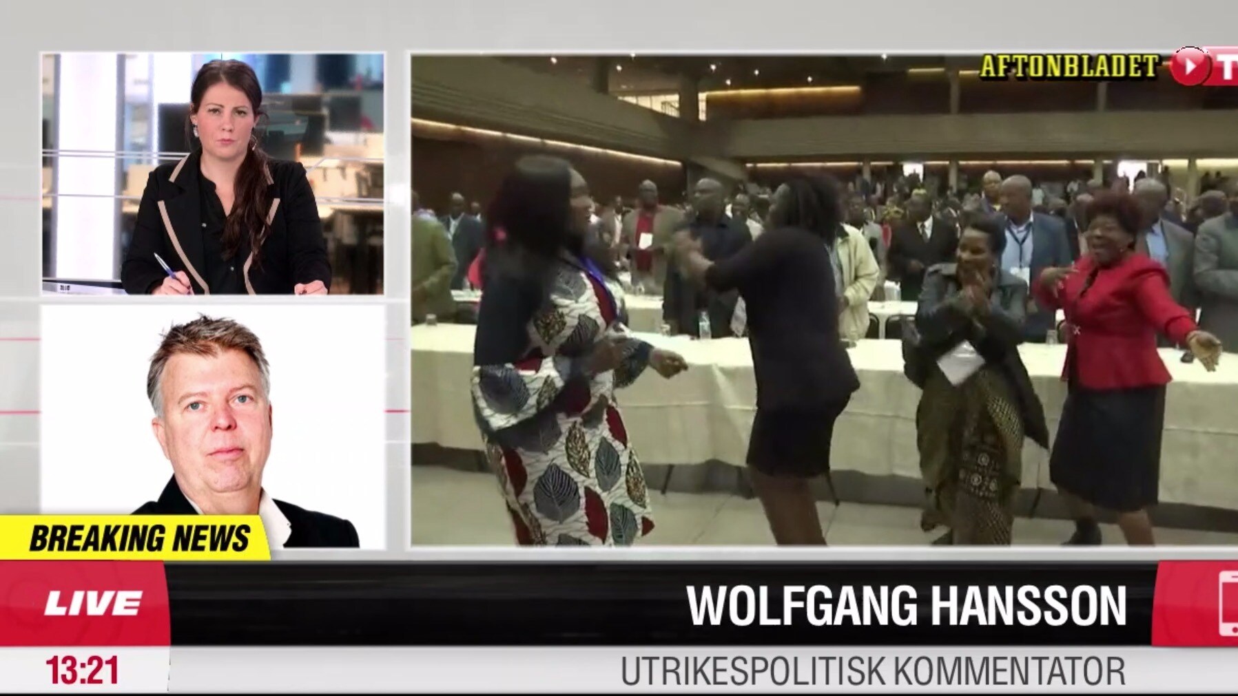 Zimbabwes president Mugabe sparkas av partiet