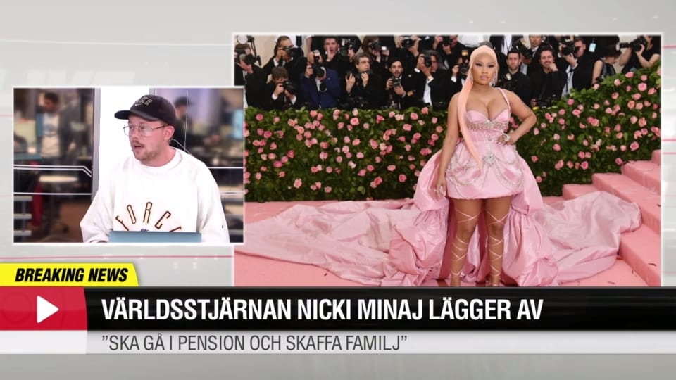 Världsartisten Nicki Minaj lägger av