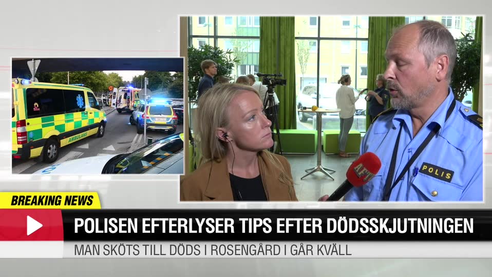 Polisen efterlyser tips efter dödsskjutningen