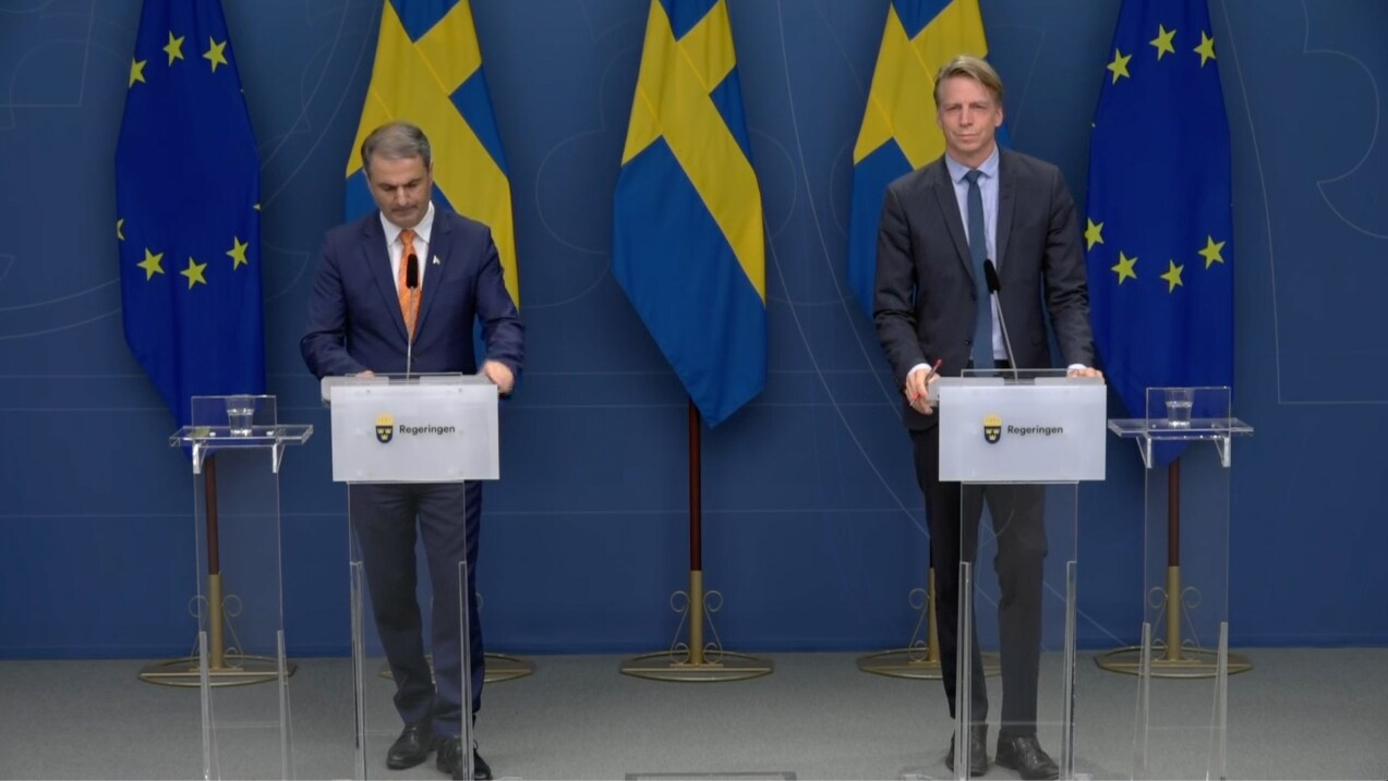 Se hela regeringes pressträff om Cementa på Gotland