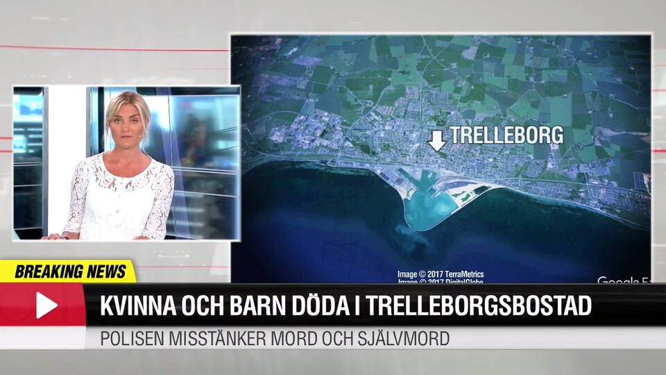 Kvinna och barn döda i Trelleborgsbostad