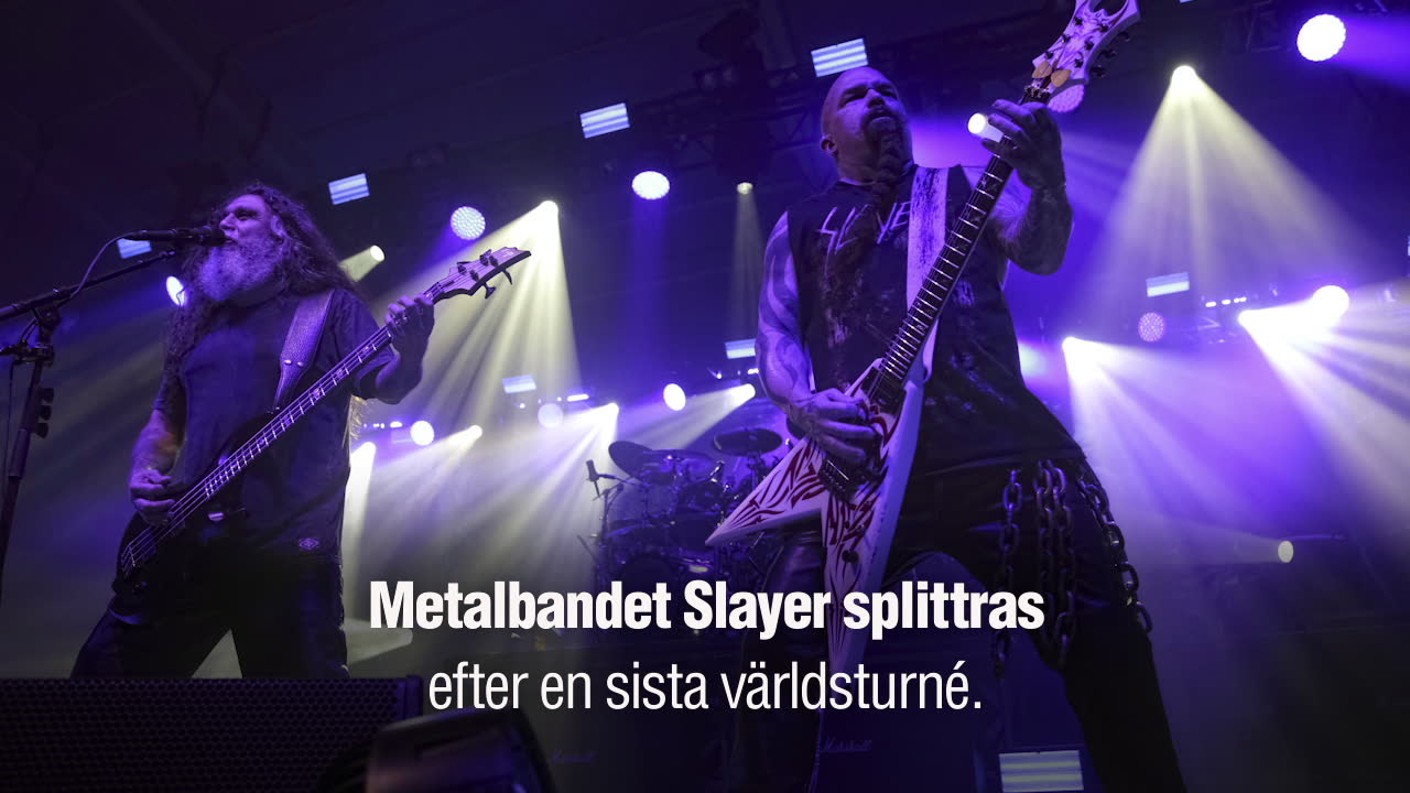 Slayer splittras efter en sista turné