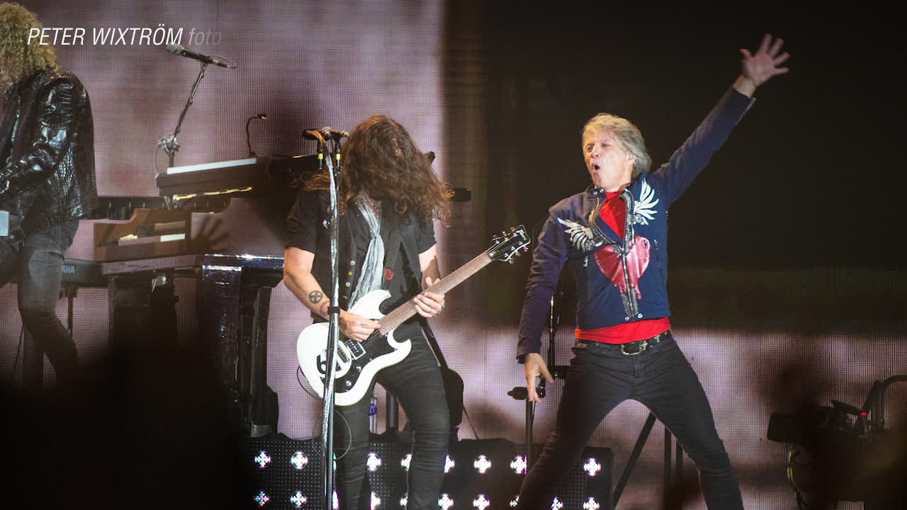 Ljudkaos på Jon Bon Jovi-spelningen
