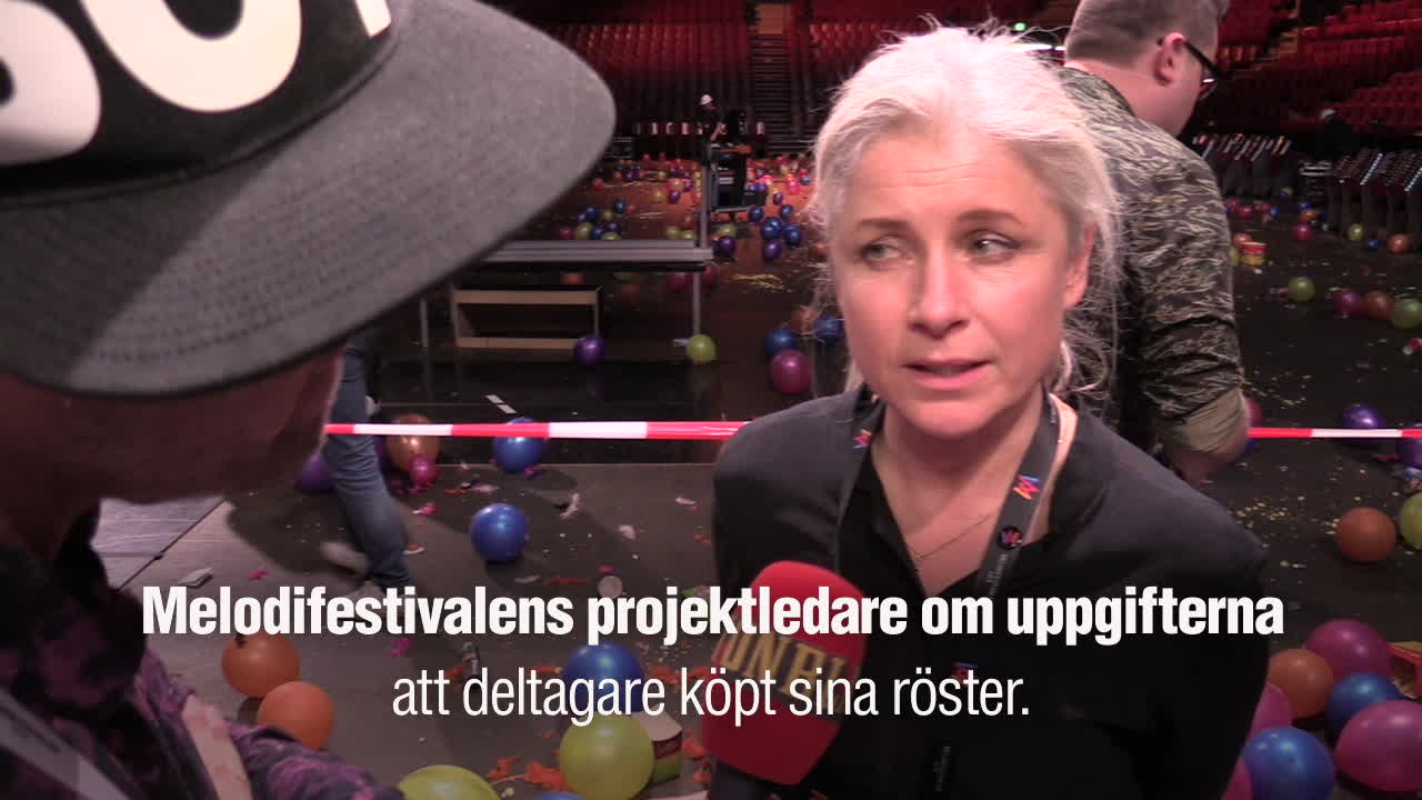 Melodifestivalens projektledare: Inte okej att köpa röster