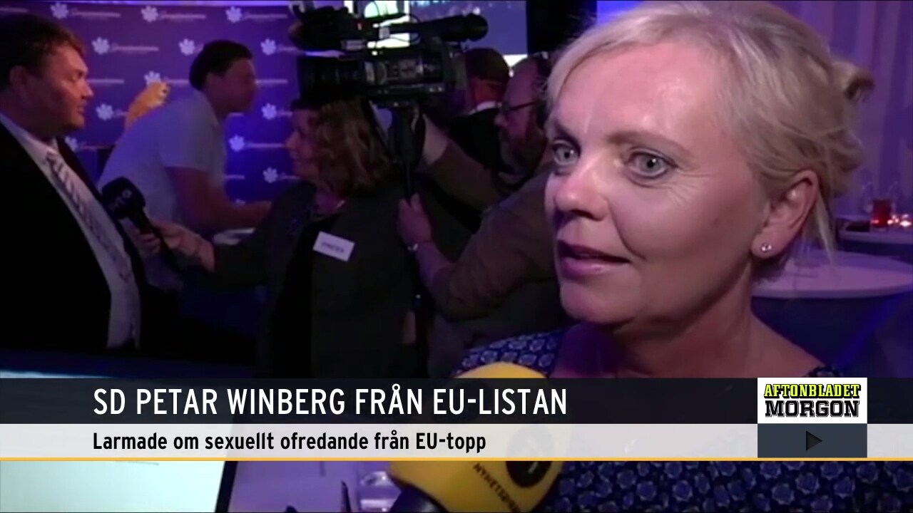 SD petar Winberg från EU-listan