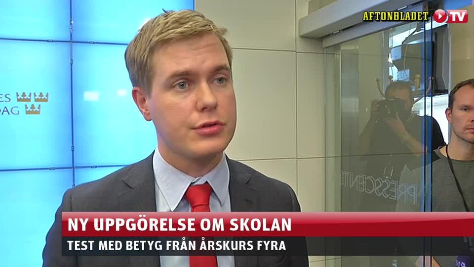 Gustaf Fridolin (MP) om betyg från årskurs 4