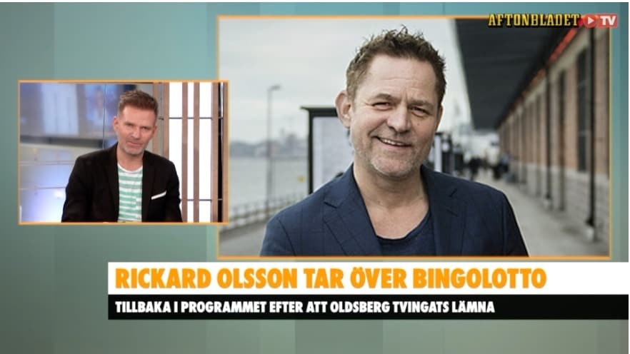 Rickard Olsson tar över Bingolotto