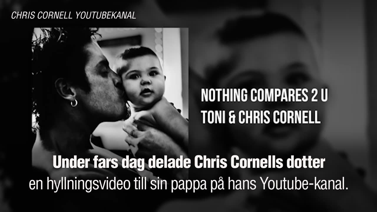 Här hyllar Toni Cornell sin pappa