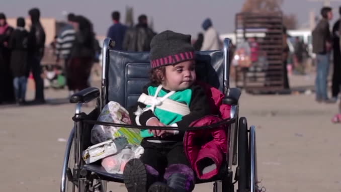 "Tre miljoner barn vet inget annat än krig"