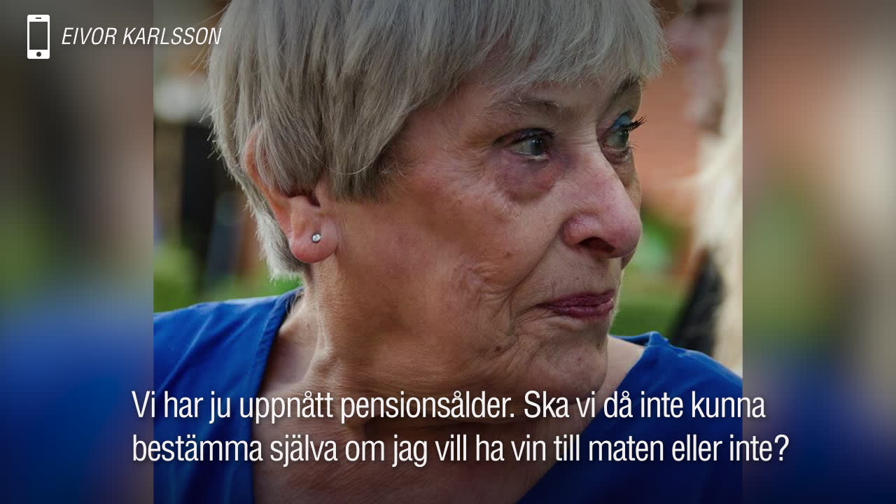 Eivor, 85, får inte dricka vin på dansen: “Ska inte pensionärerna få ha roligt"