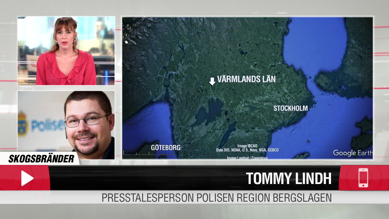 Flera skogsbränder i Värmland – kan vara anlagda