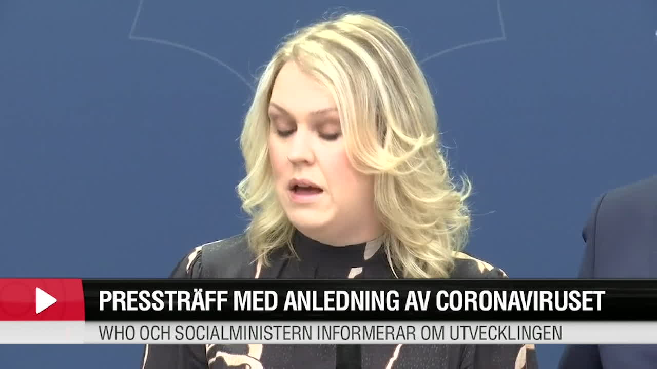 Regeringen om coronaviruset: ” Sverige har en bra beredskap”