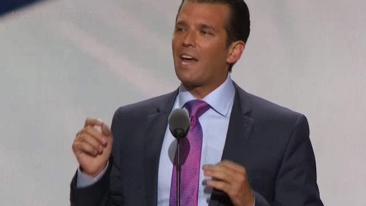 Budskapet i pulverbrevet till Trumps son: "Du är en idiot"