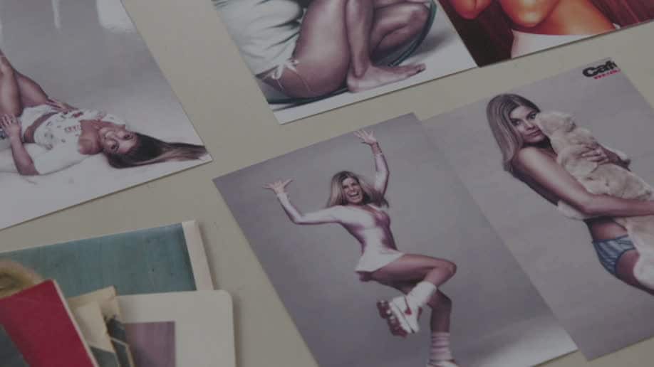 Biancas reaktion på Pernillas utvikningsbilder