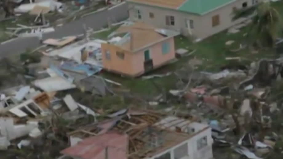 Här är förödelsen efter orkanen Irma