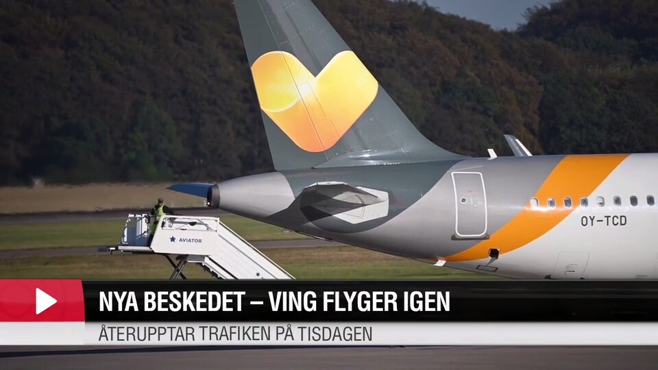 Nya beskedet - Ving flyger igen