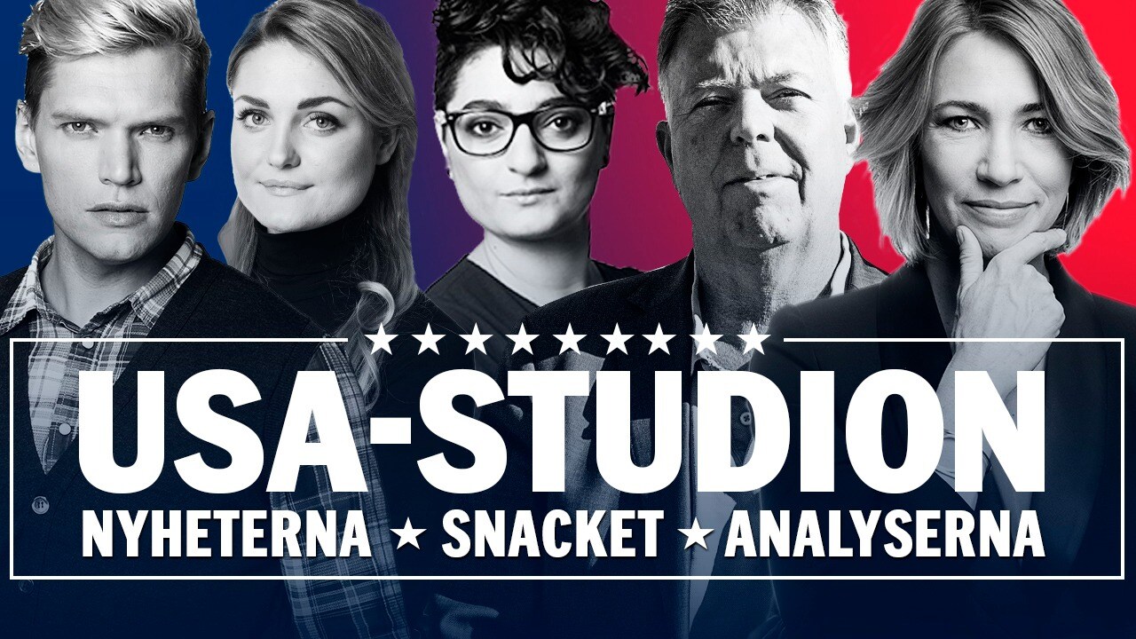 USA-studion – fem dagar kvar till valet