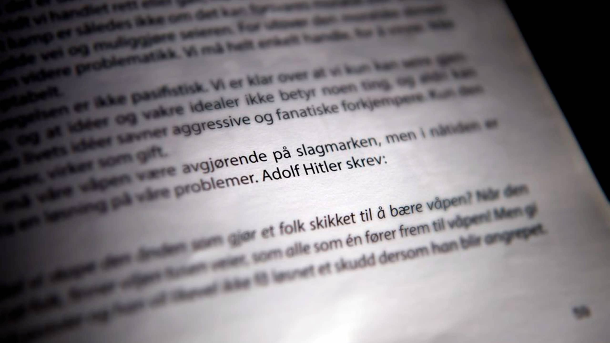 Hemliga nazi-handboken uppmanar till våld