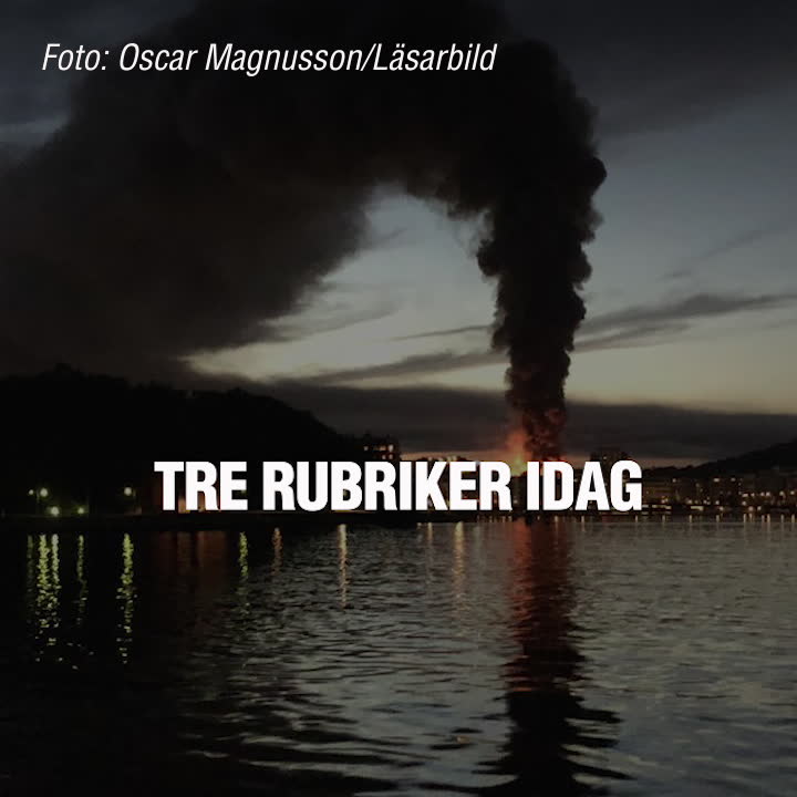 Tre rubriker - 30 juli