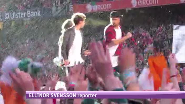 One Direction gjorde regnet till en del av showen