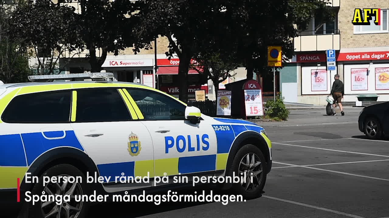 Här kapade de mannens Porsche – mitt på parkeringen