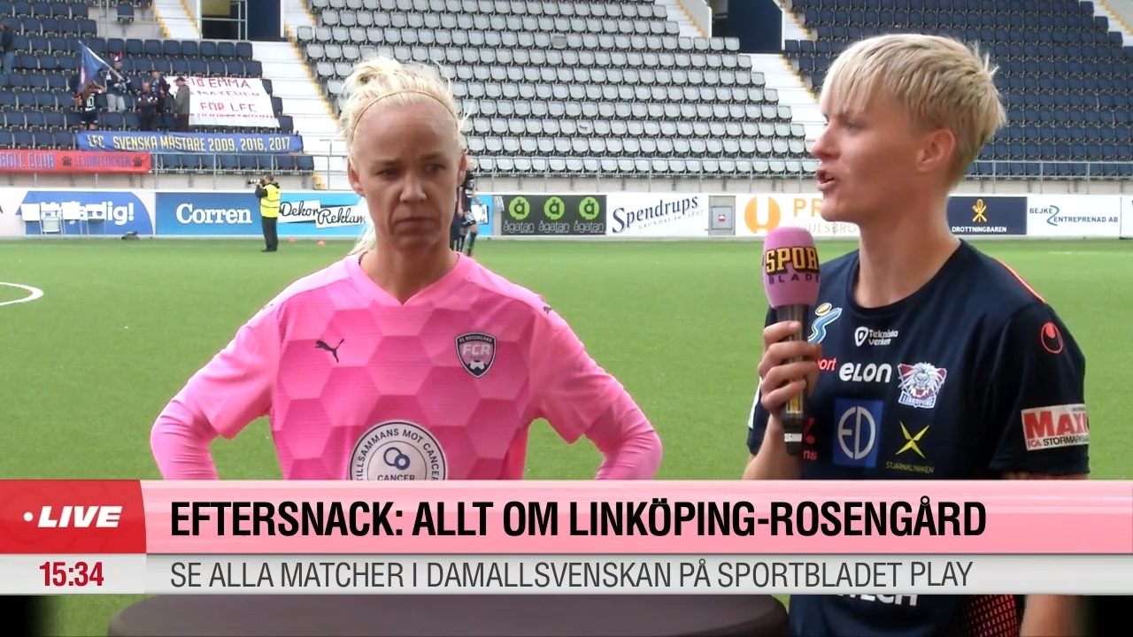 Eftersnack: Allt om toppmötet mellan Linköping och Rosengård