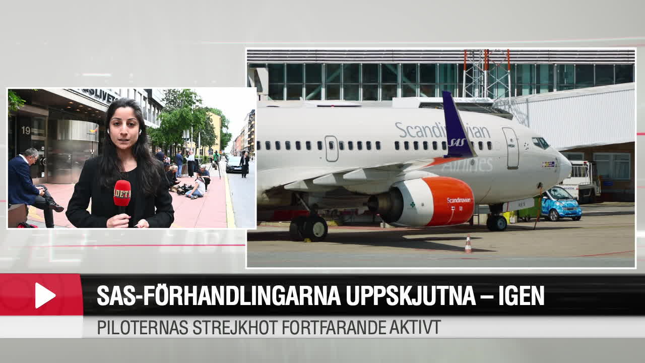 SAS-Förhandlingarna uppskjutna-Igen