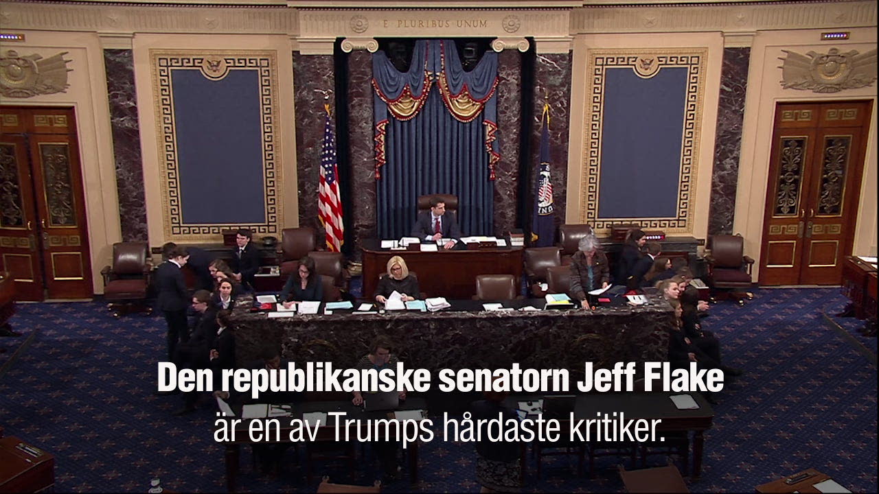 Senatorns hårda attack mot Trump