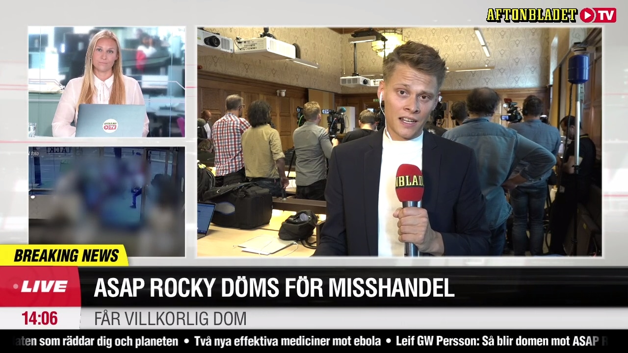 ASAP Rocky döms efter misshandeln