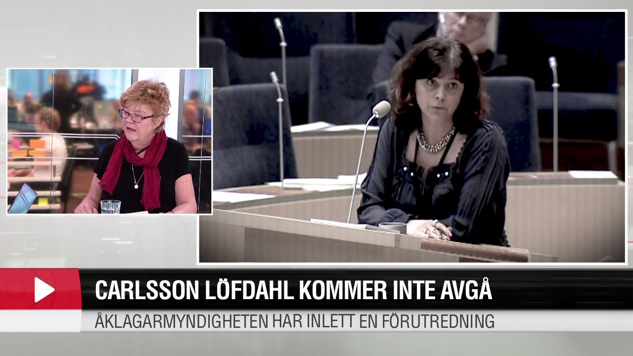 Emma Carlsson Löfdahl avgår inte: Konstigaste veckan i mitt liv