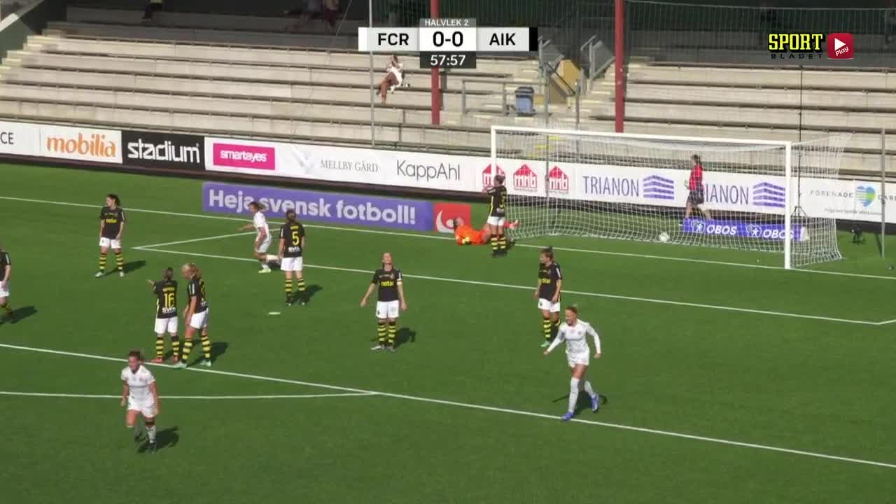 Drömmål när Rosengård körde över AIK