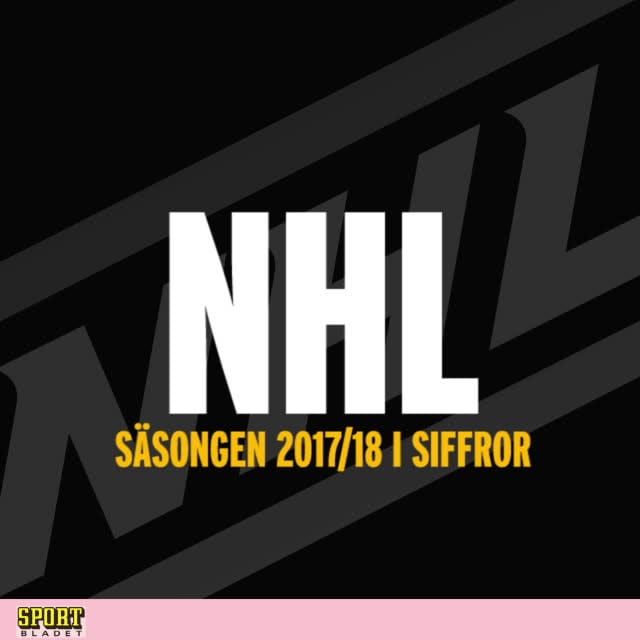 NHL-säsongen 2017/18 i siffror