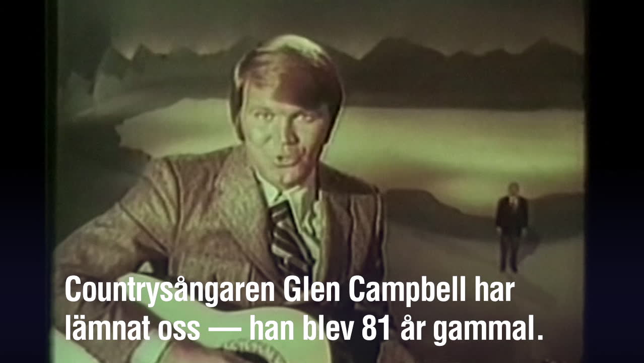 Countrylegenden Glen Campbell död — blev 81 år gammal