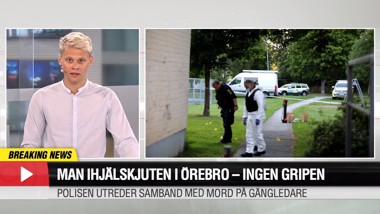 Dödsskjutning i Örebro – polisen utreder samband