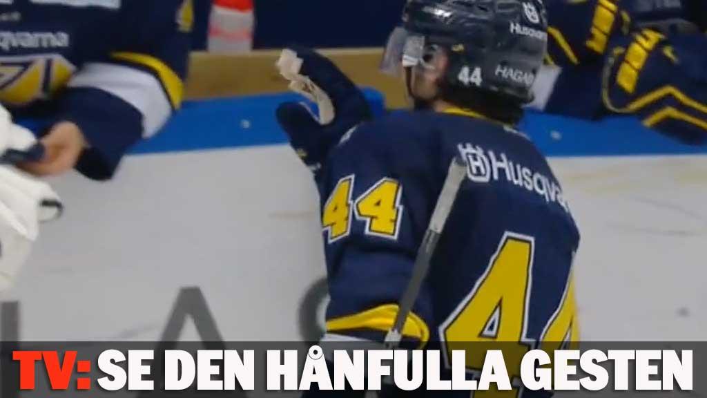 Hånfulla gesten efter matchstraffet