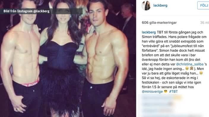 Här träffas Läckberg och Simon för första gången