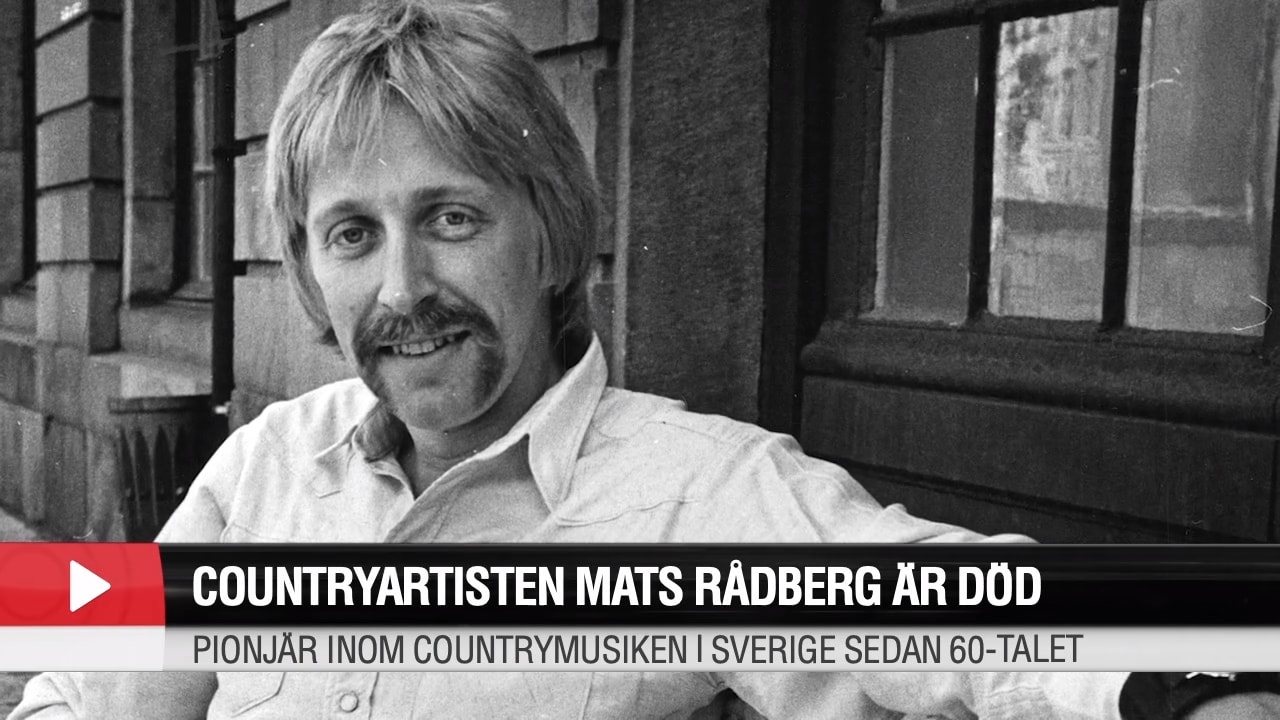 Countrystjärnan Mats Rådberg är död