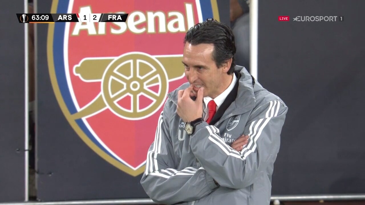 Här chockar Eintracht Frankfurt Arsenal i London