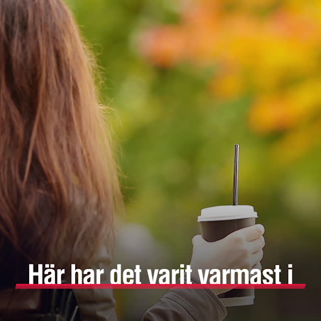 Här var det varmast i oktober