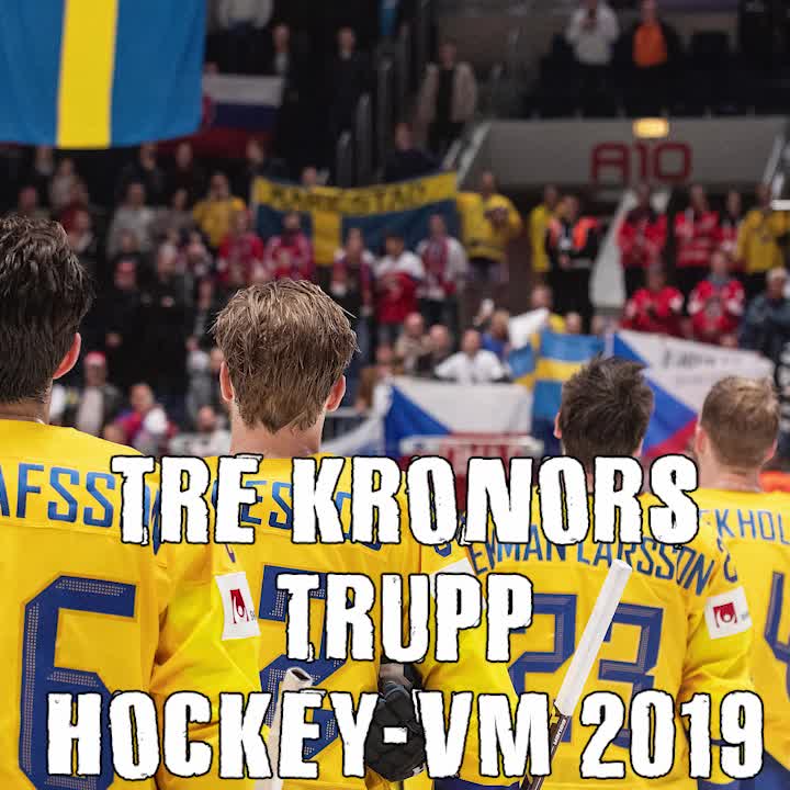 Här är hela Tre kronors trupp till hockey-VM 2019