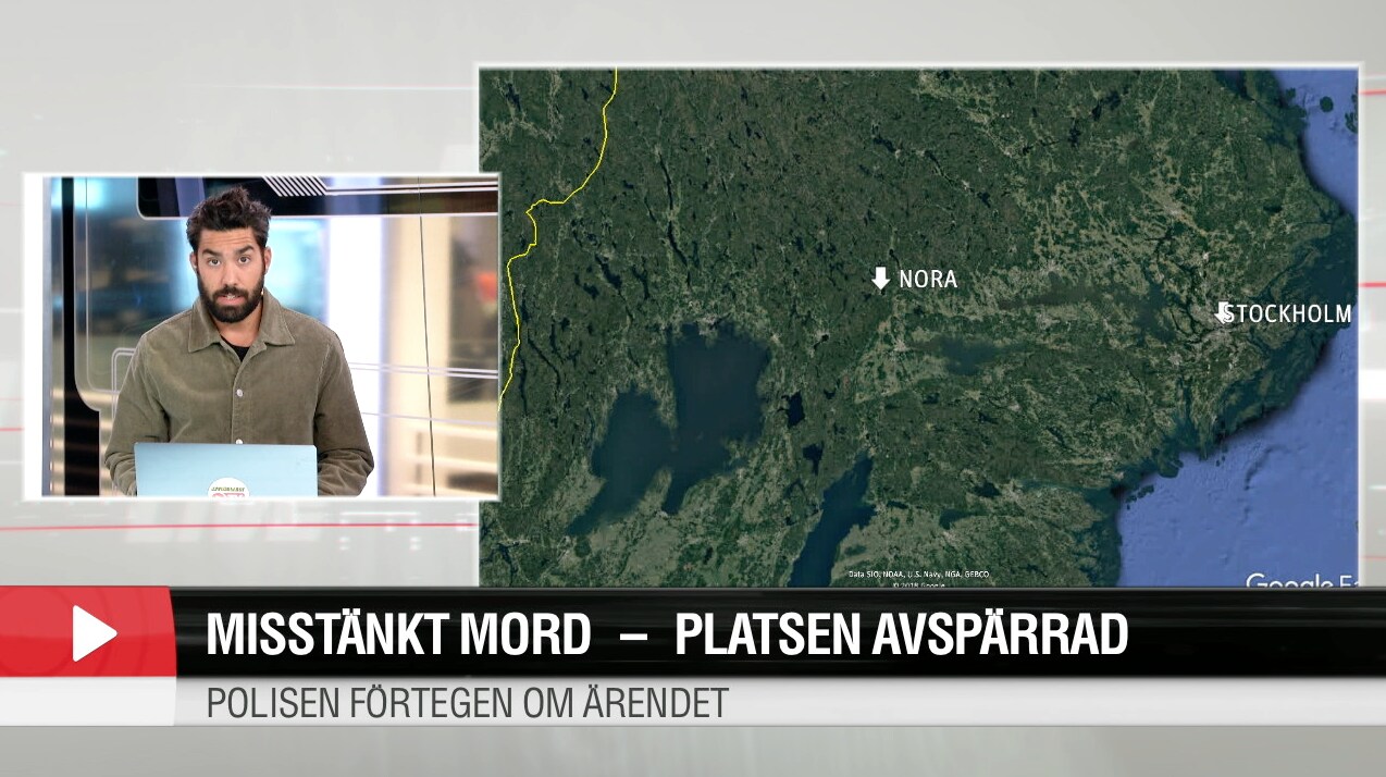 Misstänkt mord i Nora