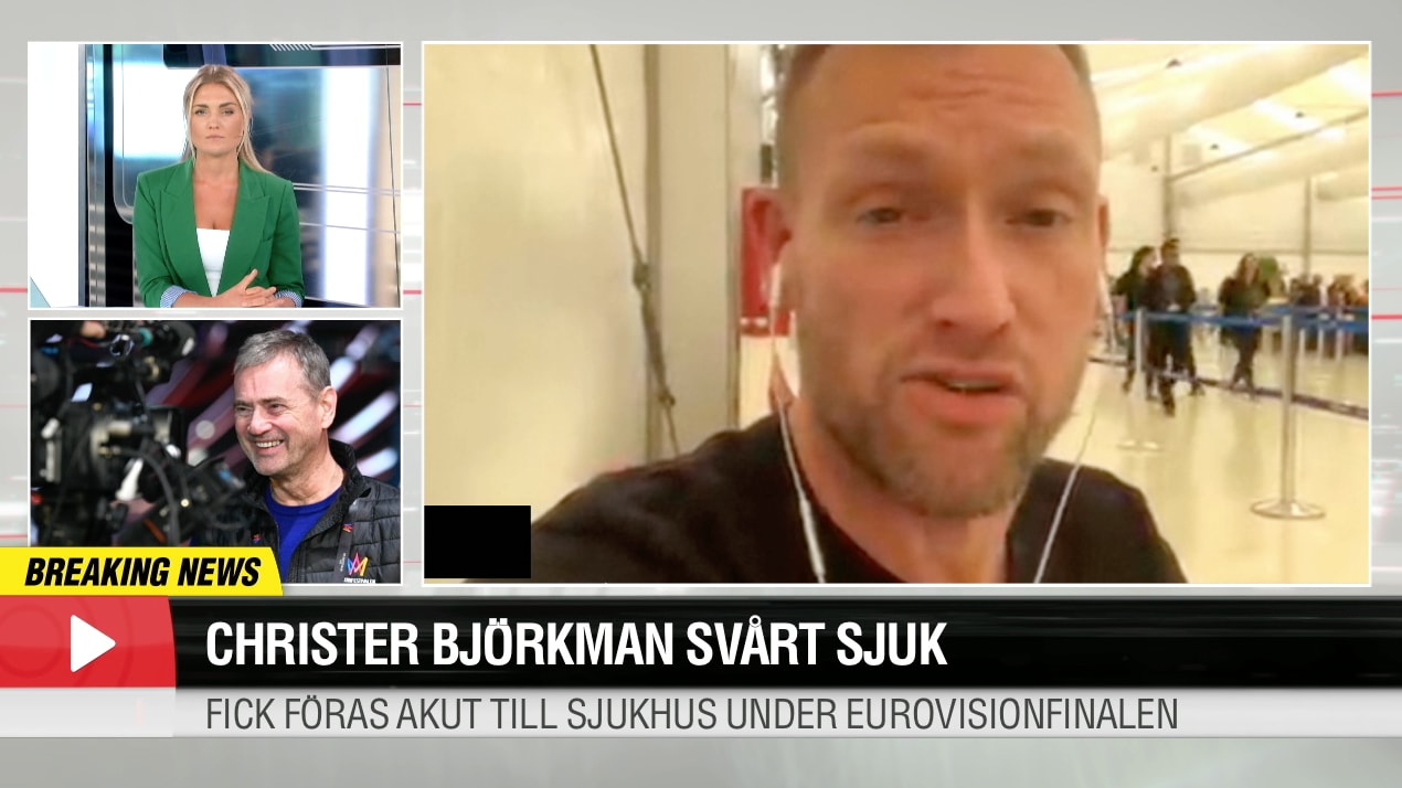 Christer Björkman svårt sjuk – förd till sjukhus