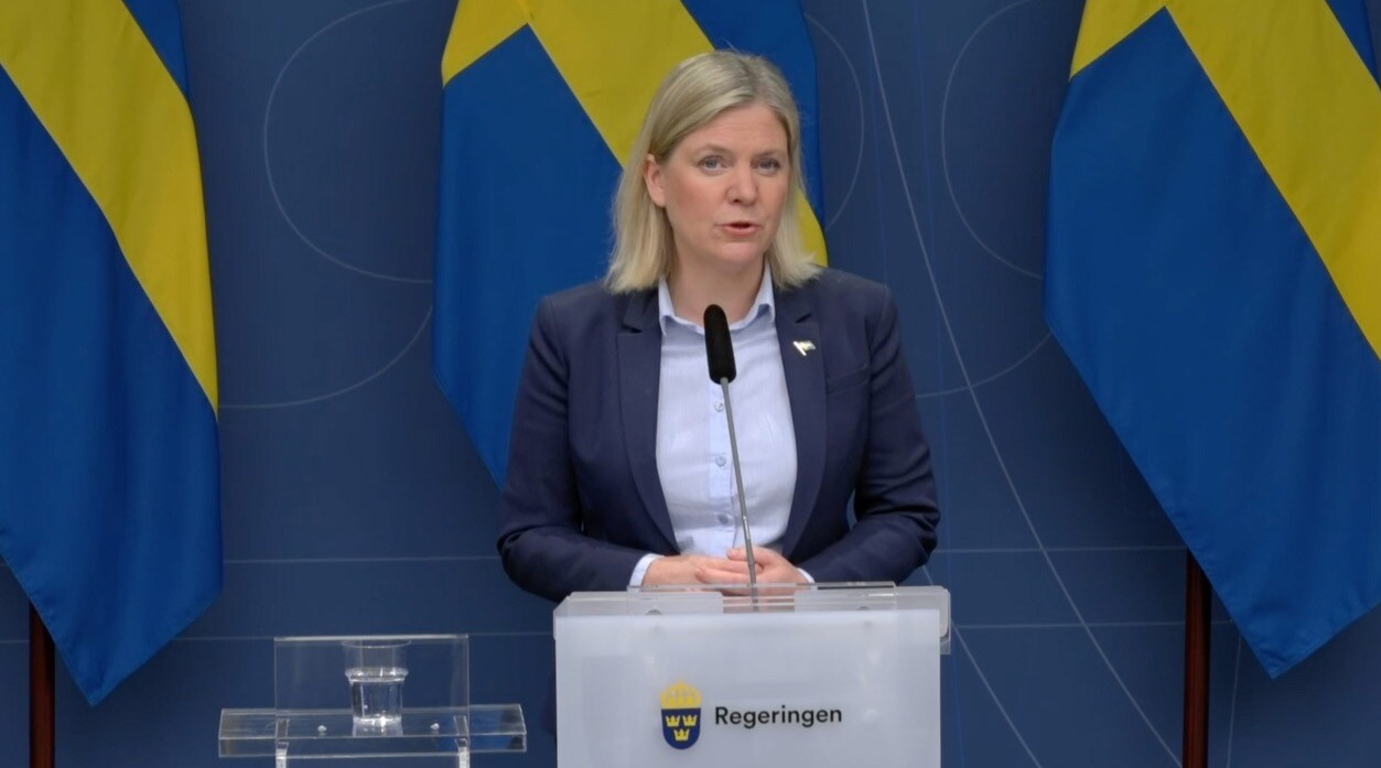 Se pressträffen med statsminister Magdalena Andersson om försämrade säkerhetsläget