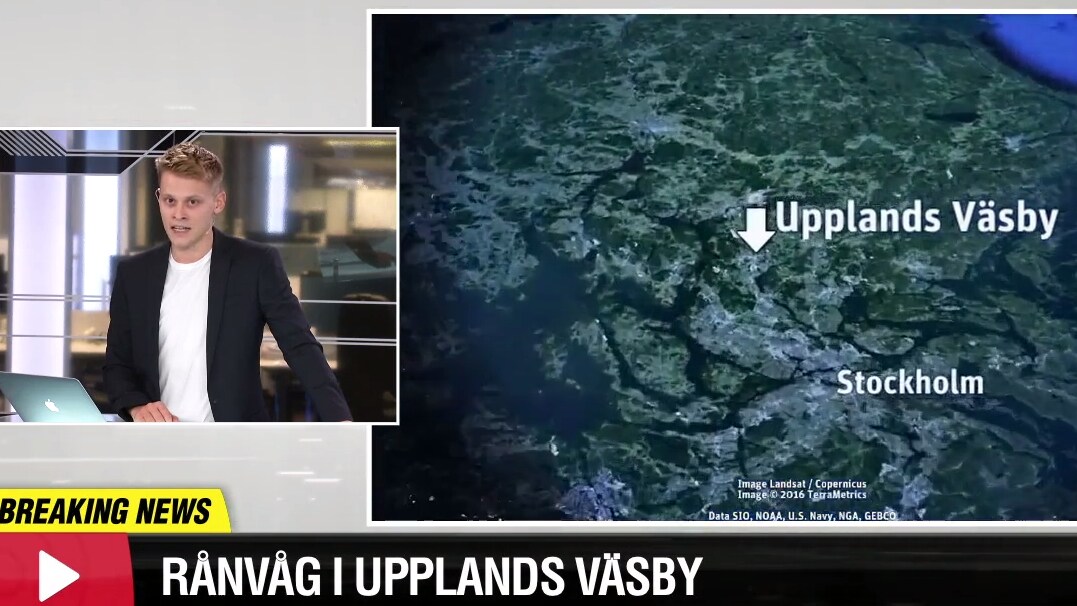 Rånvåg i Upplands Väsby