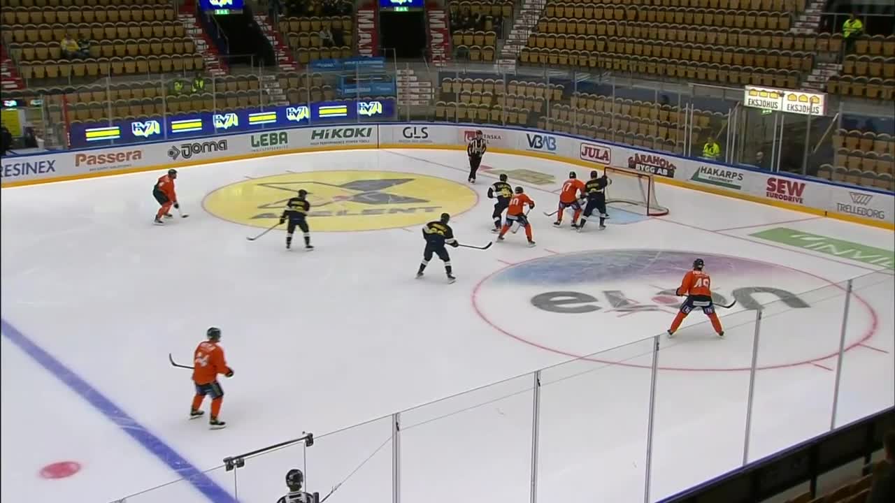 HV71 vann med uddamålet mot Karlskoga
