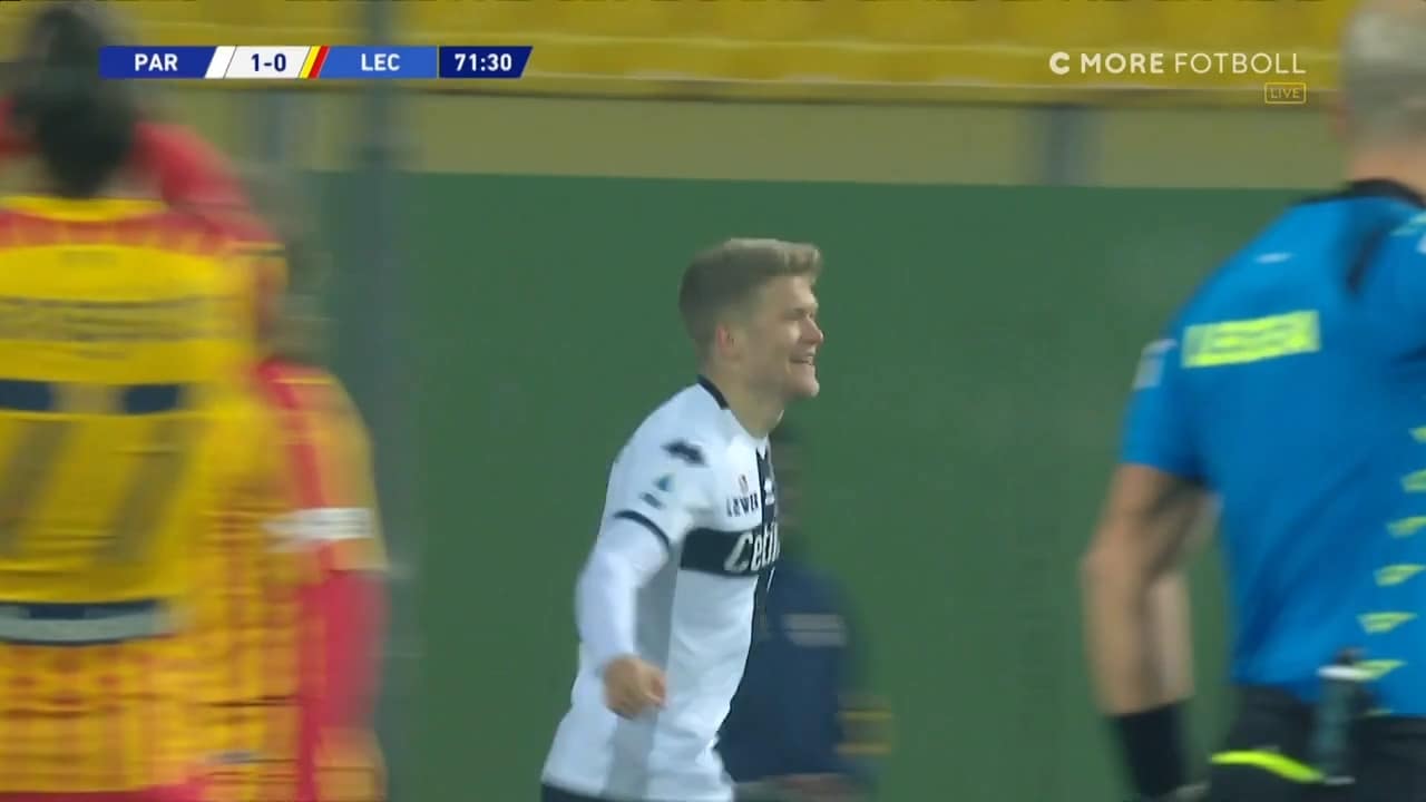 Danskens succé när Parma vann