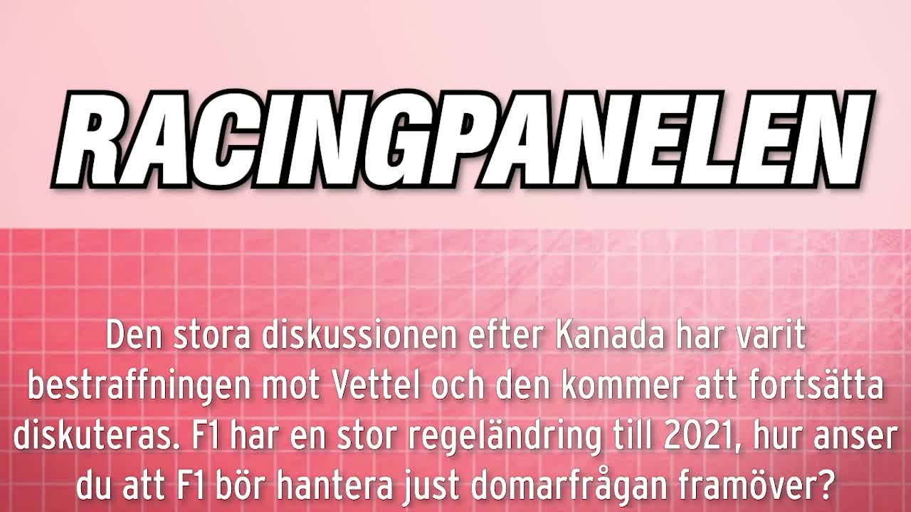 Racingpanelen: ”Den svart-vita bedömningen är något förarna strävat efter”